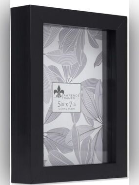 Lawrence Black Shadow Box Photo Frame - 5 x 7 BRAND NEW